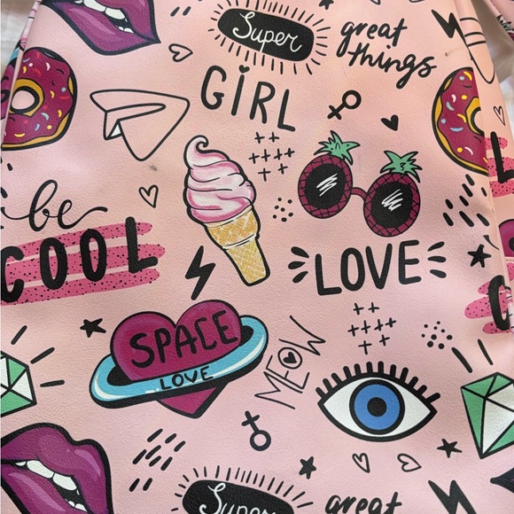 Pink Graffiti Backpack - Picture 12 of 12